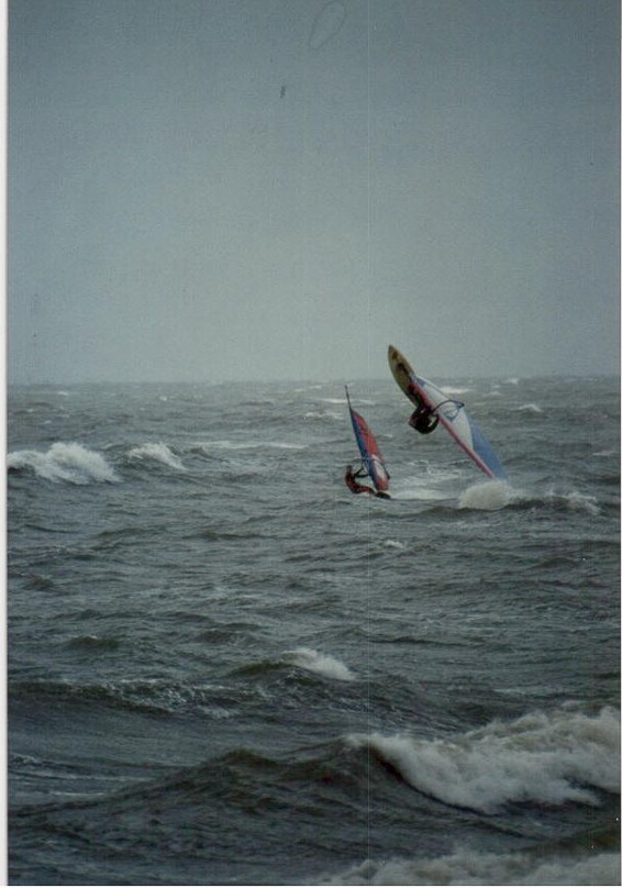 John, Zeeland, surfen - 24 september 1988