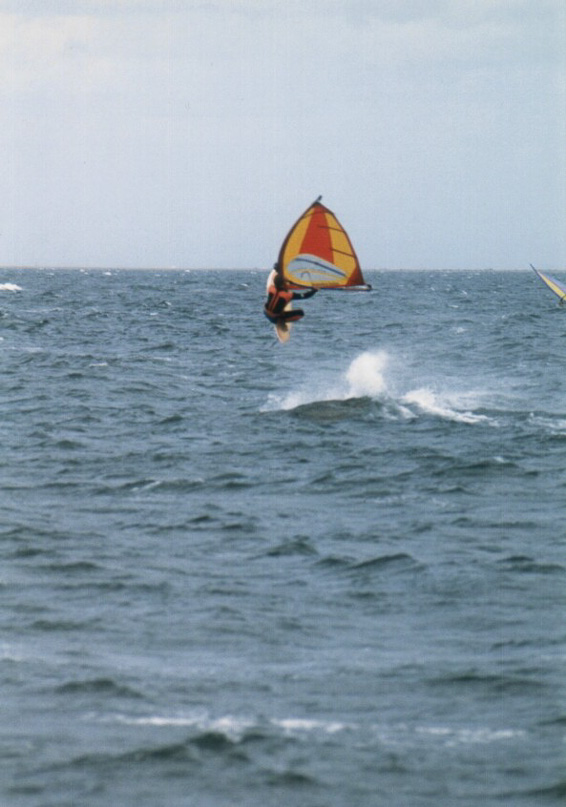 John, Zeeland, surfen - 15 juli 1987