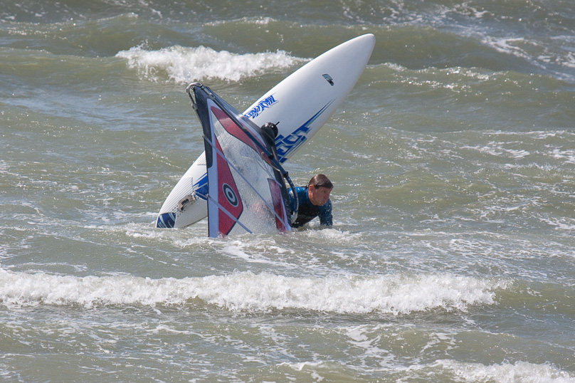 John, Zeeland, surfen - 18 juli 2009